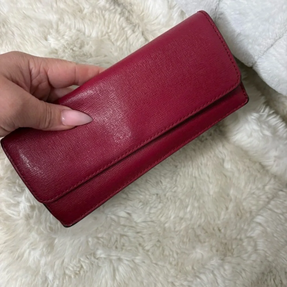 Coach Red Women's Wallet bifold card wallet